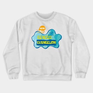 Neon Genesis Evangelion Shitpost Meme Crewneck Sweatshirt